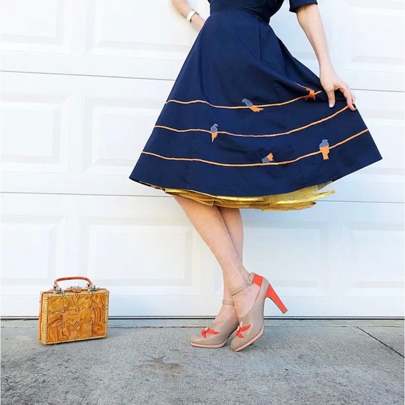 Miss Albright high heeled Mary Janes size 9.5 from Anthropologie - Picture 3 of 15